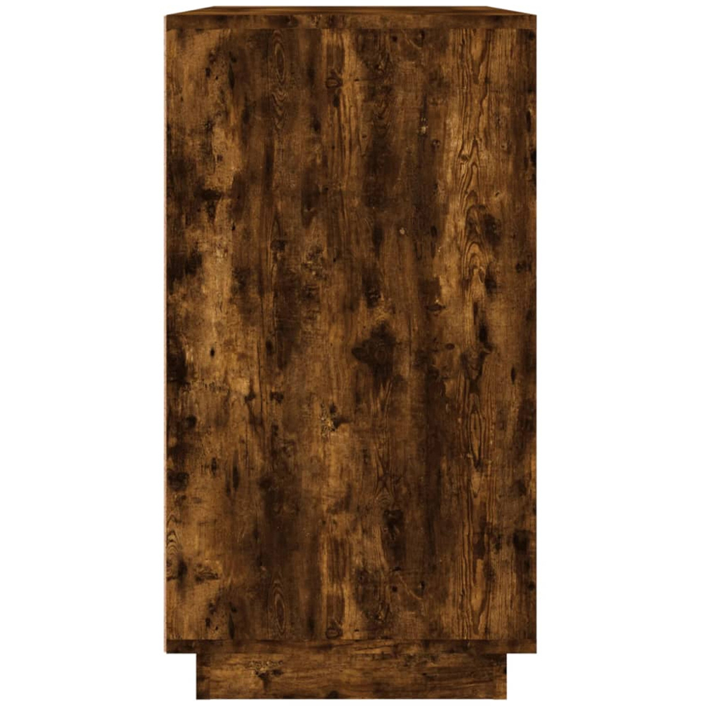 vidaXL 2 Door Smoked Oak Sideboard Image 6