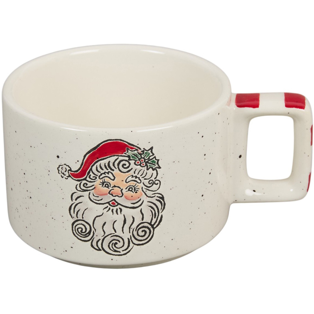 Set of 4 Jolly Santa Stacking Mugs Image 6
