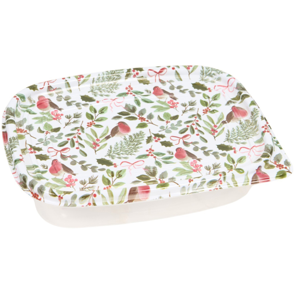 Pack of 6 Festive Robin or Santa Food Containers Image 9