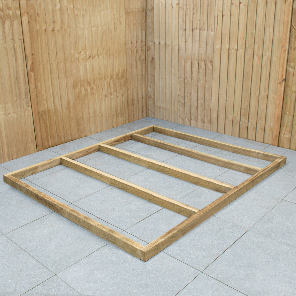 Forest Garden 7 x 7ft Pressure Treated Shed Base Image 2