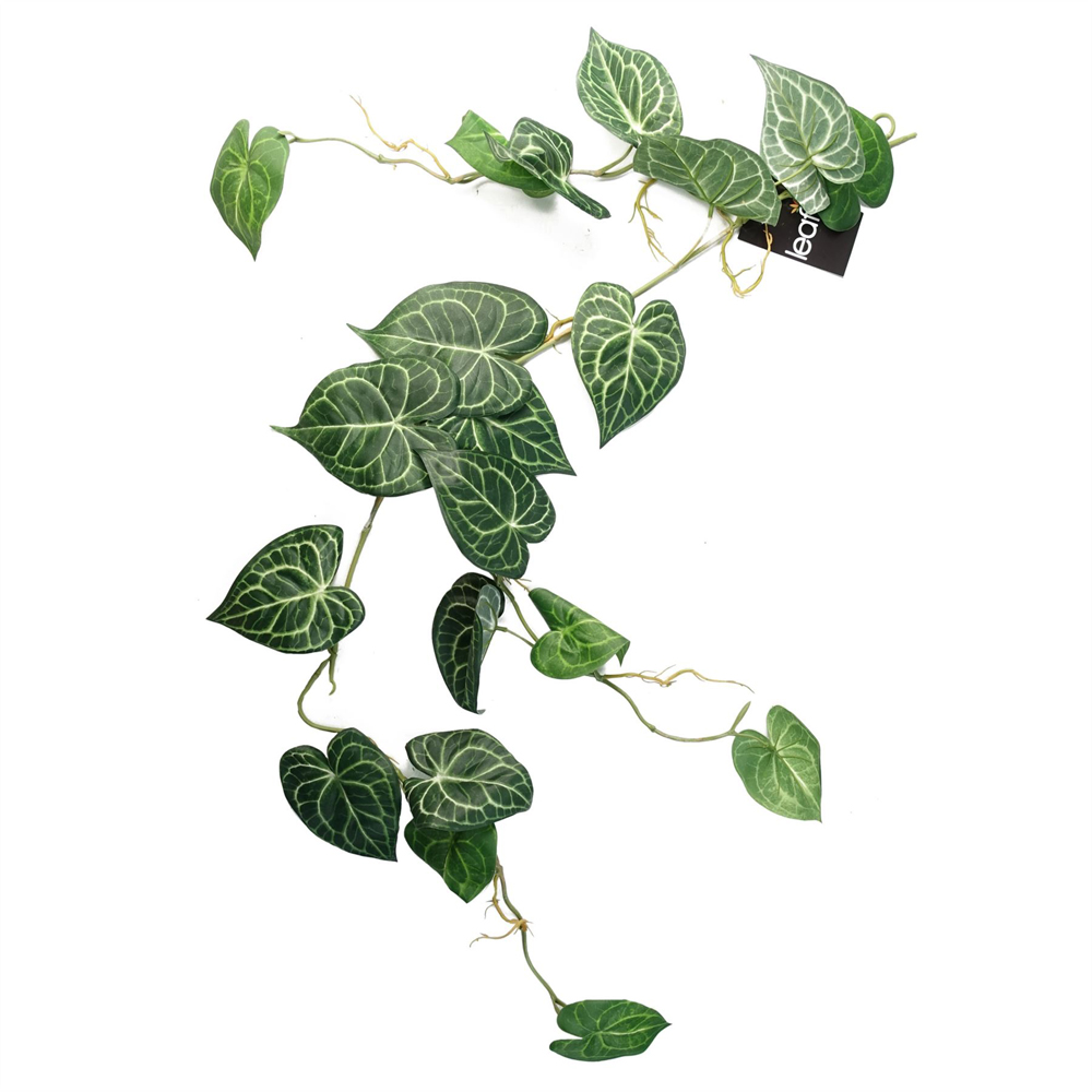 Leaf Trailing Rounded Ivy Hanging Artificial Plant 3ft 6 Pack Image 2