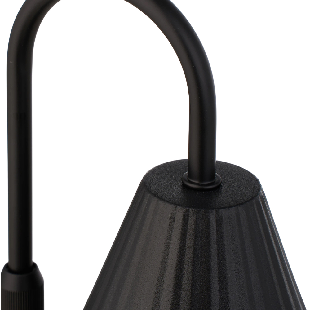 Living and Home Black Height Adjustable Tabletop Candle Warmer Lamp Image 5