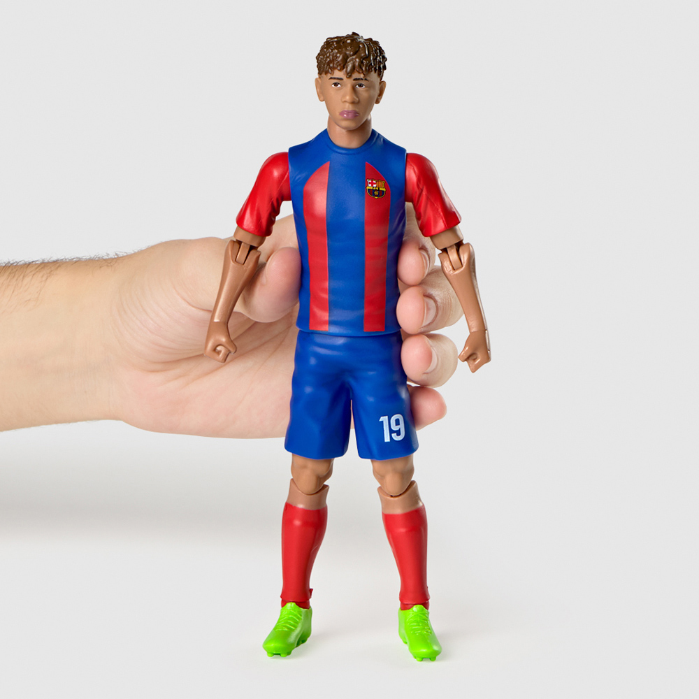 Banbo Lamine Yamal FC Barcelona Fully Articulated Football Figurine Image 5