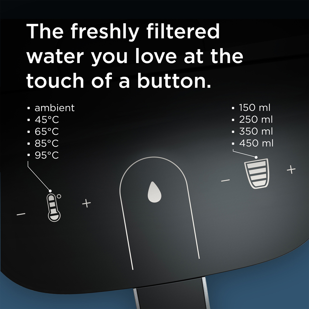 Brita BA5065 Black Cube Cold and Hot Water Dispenser Image 4