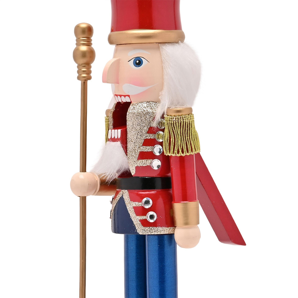 The Christmas Gift Co Nutcracker Figurine with Perpetual Calendar Image 7