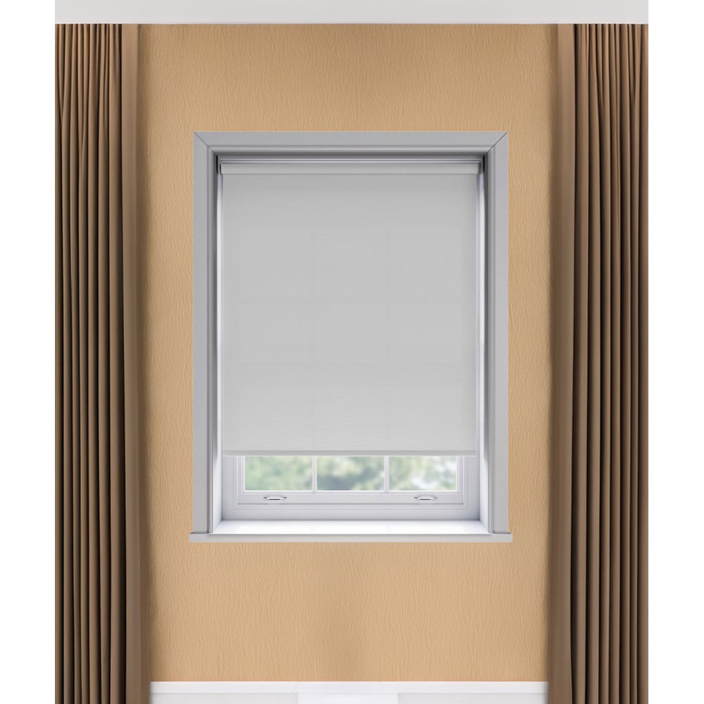 New Edge Blinds Thermal Blackout Roller Blind White 80cm Image 3