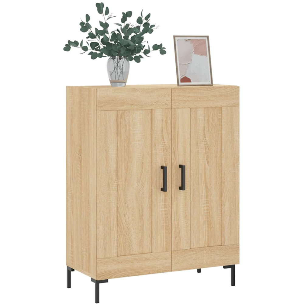 vidaXL 2 Door Sonoma Oak Sideboard Image 3