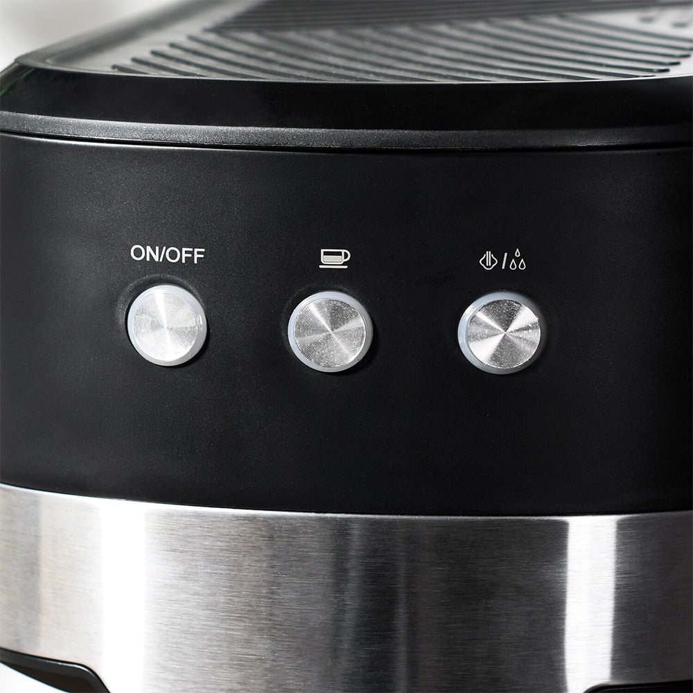 Kitchen Master Stainless Steel Milk Frother with LED Indicator Black and Silver Image 4