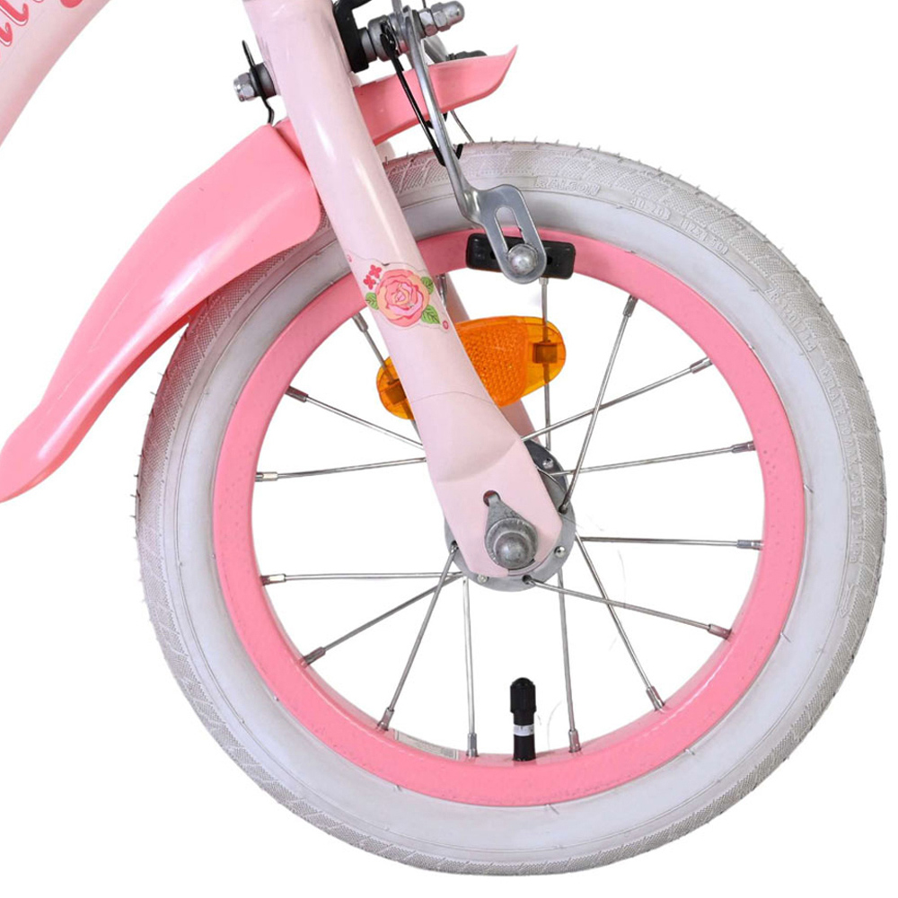 Volare Hello Kitty Kids 12 inch Pink Bike with Stabilisers and Basket Image 8