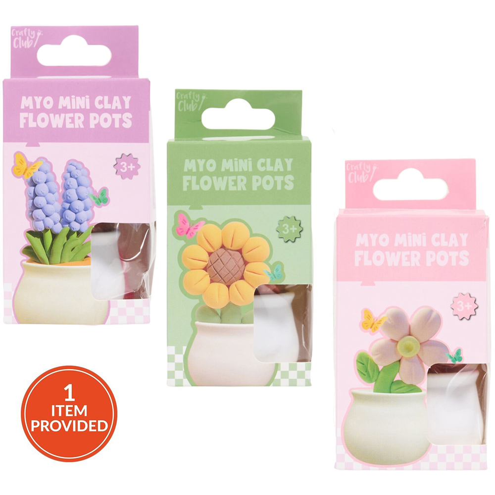 Make Your Own Mini Clay Flower Pot Image 1
