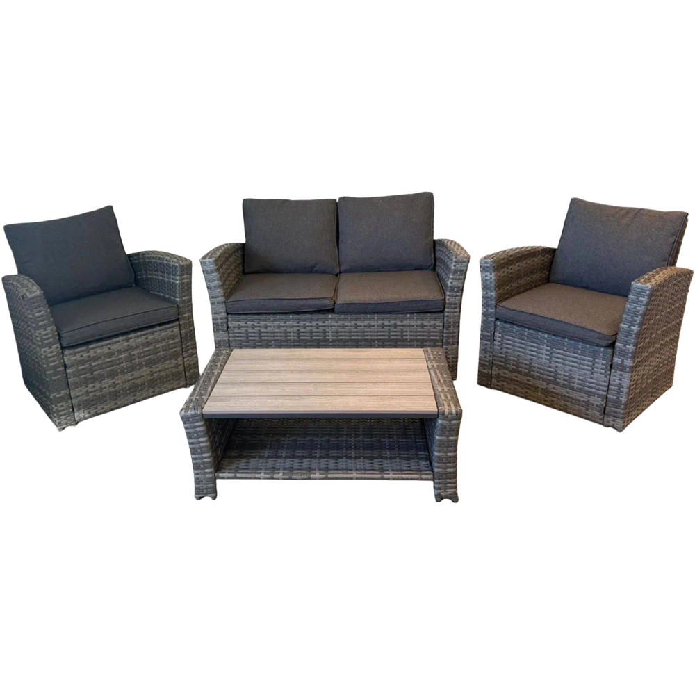 Outdoor Living The Wilmslow 4 Seater Rattan Sofa Lounge Set Image 2