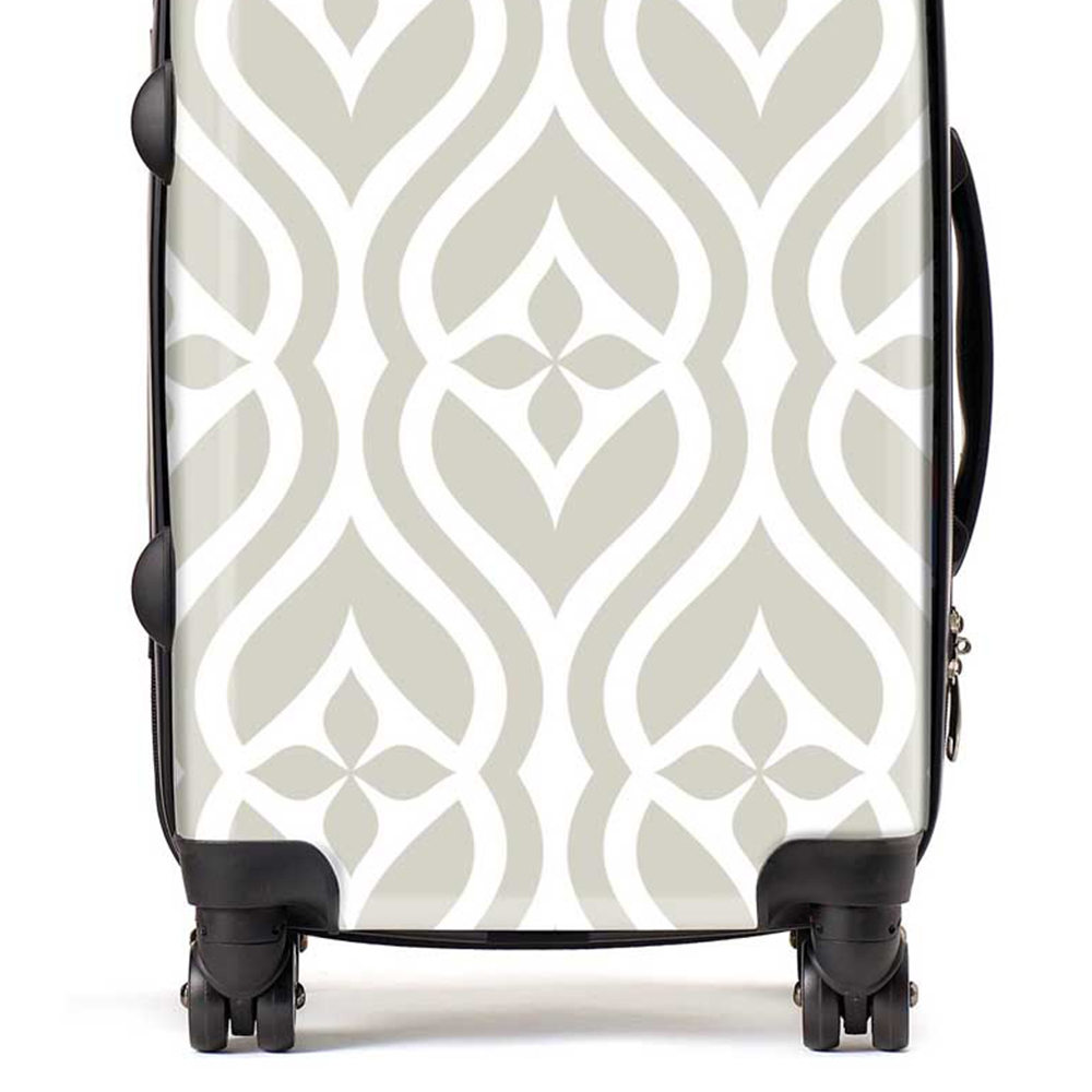 Warren Reed Designer Cabin Abstract Ornament Pattern Suitcase Image 2