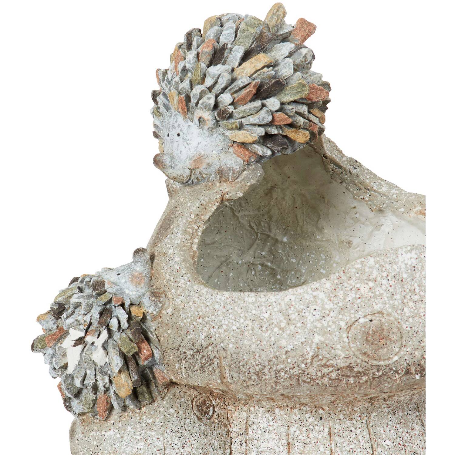 Mushroom & Hedgehog Planter - Natural Image 4