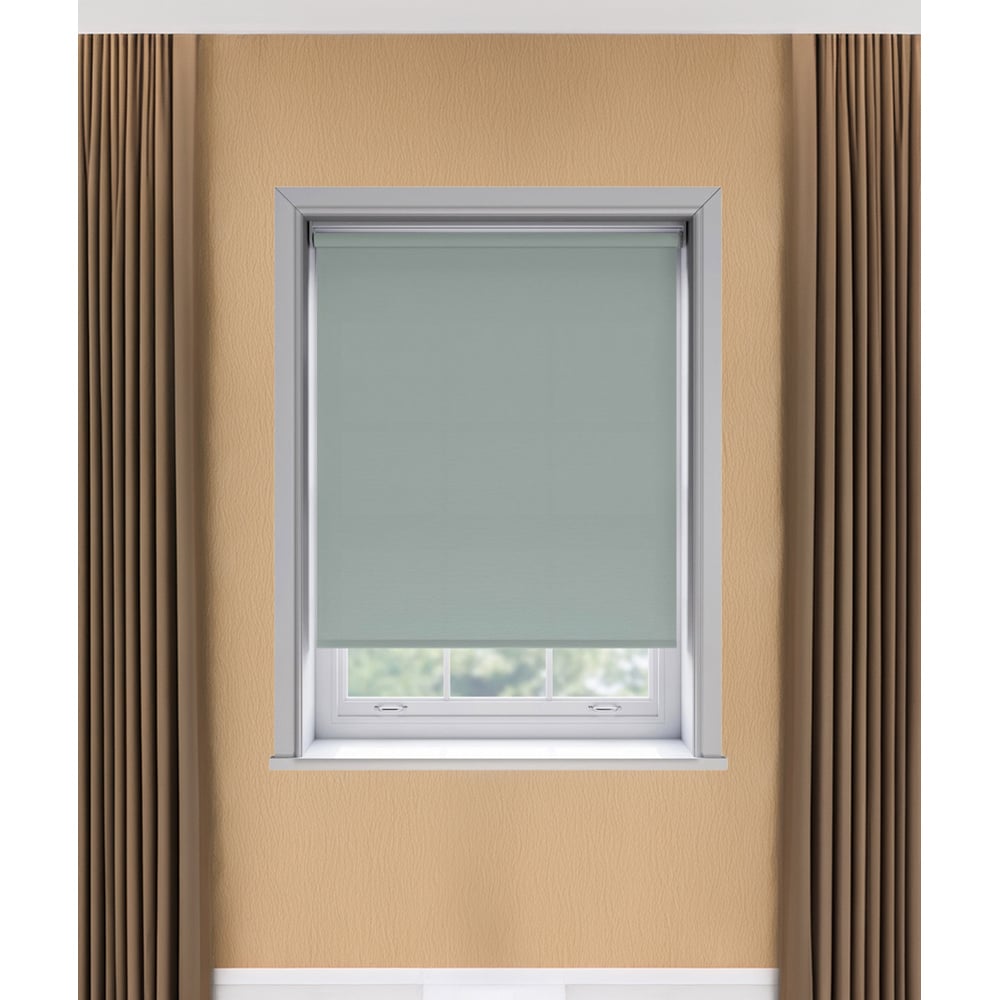 New Edge Blinds Thermal Blackout Roller Blind Duck Egg Blue 175cm Image 3