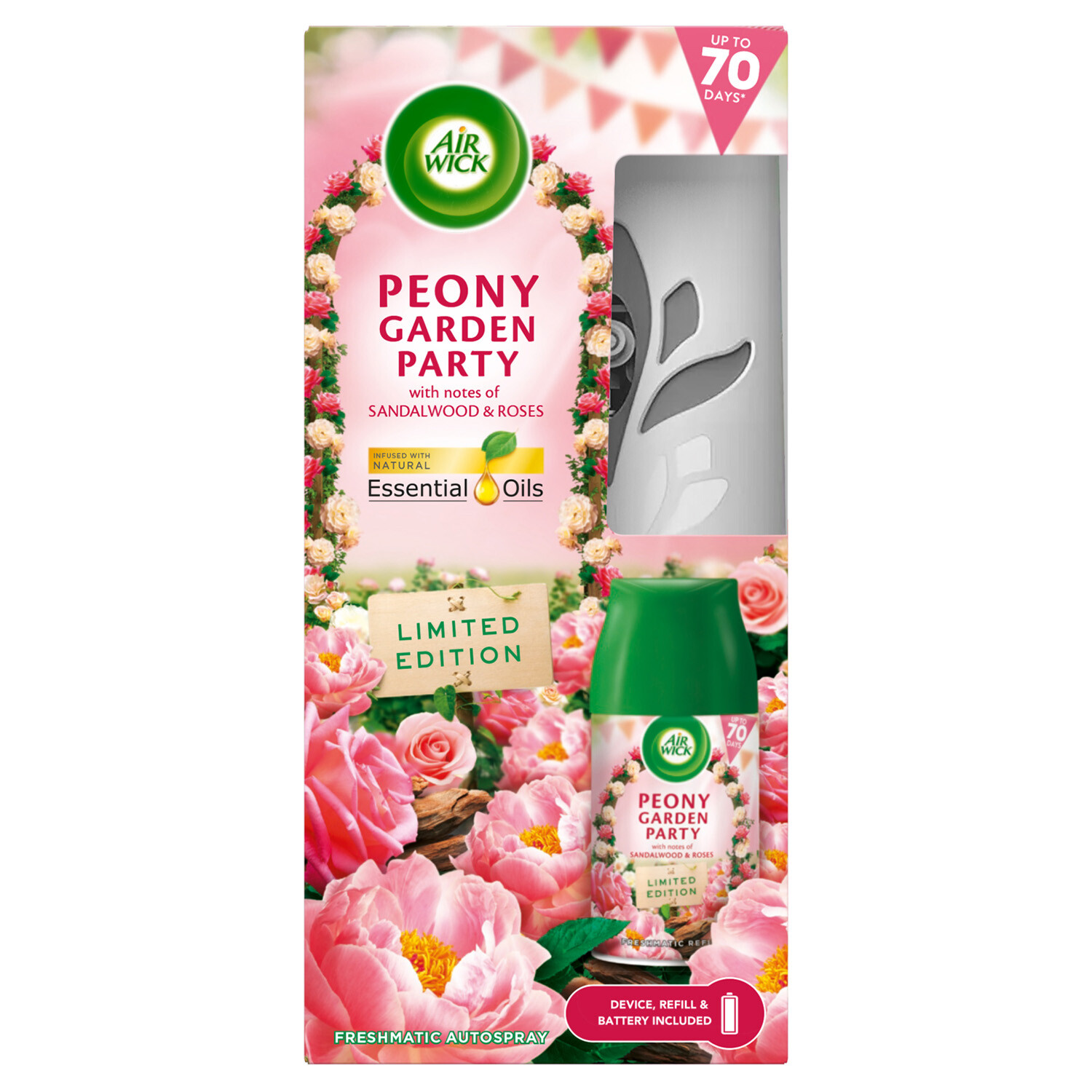 Airwick Freshmatic Kit Peony Garden Party Image