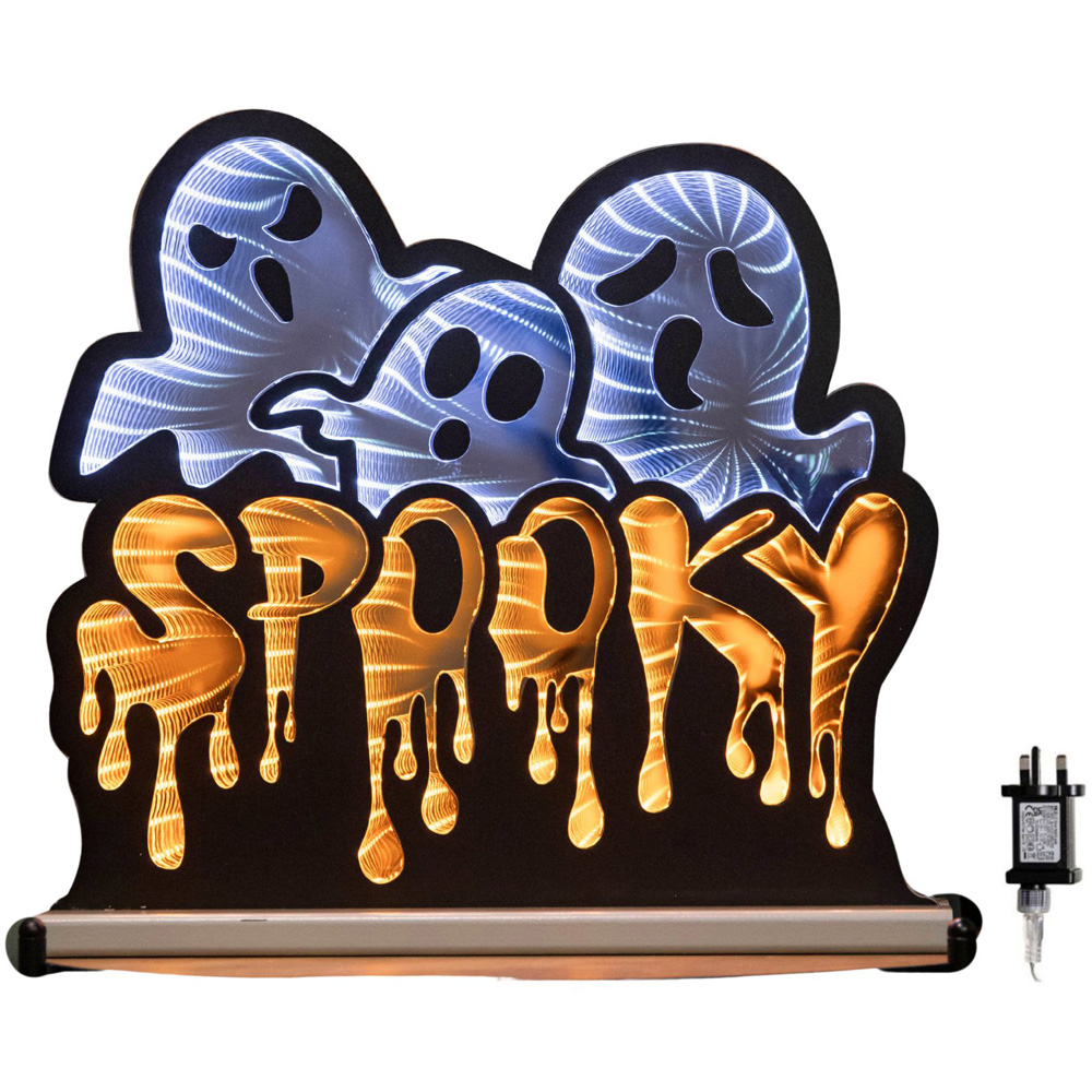 Samuel Alexander Halloween Spooky Ghost Infinity Light 40cm Image 1