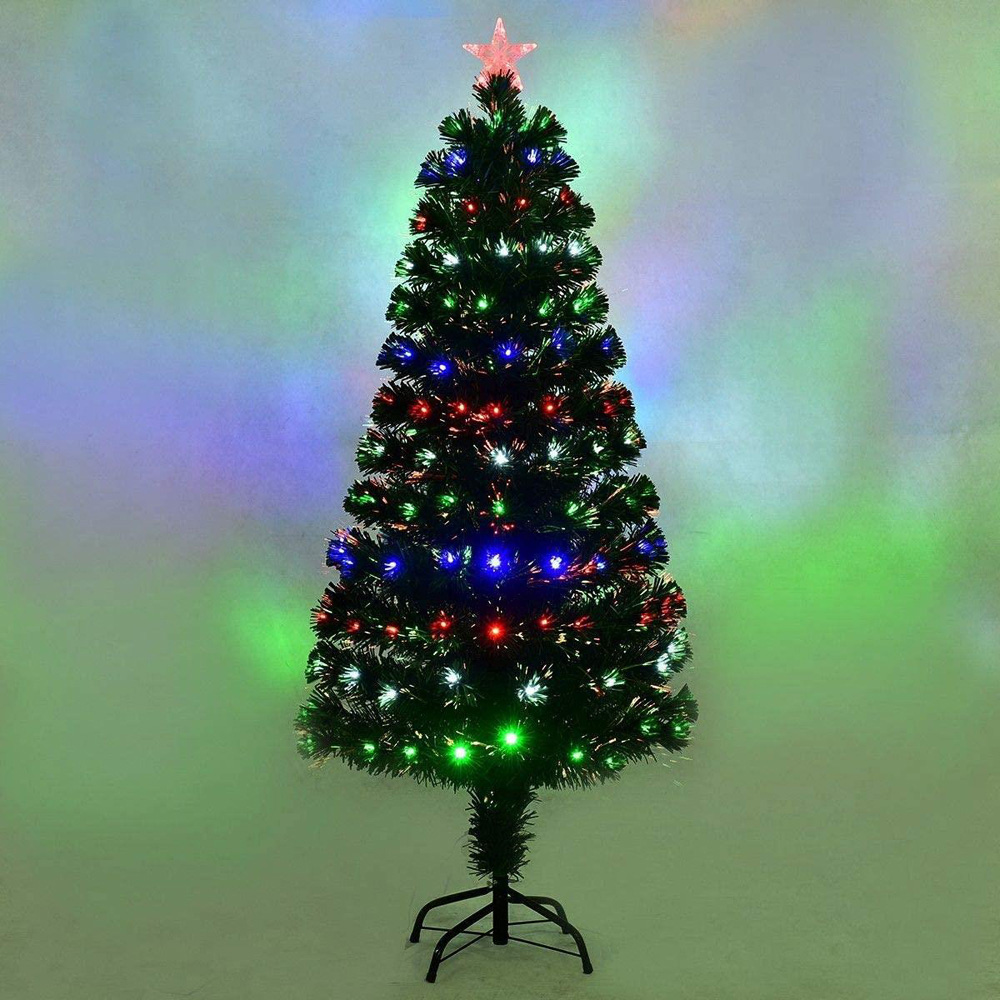 Shatchi Nebula Fibre Optic Artificial Christmas Tree 3ft Image 4