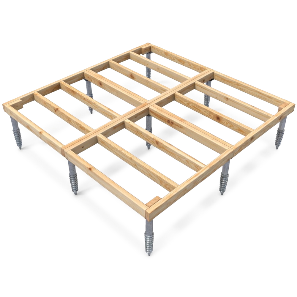 Shire Gorilla Base DIY 10 Ground Screw Foundation Kit Image 1