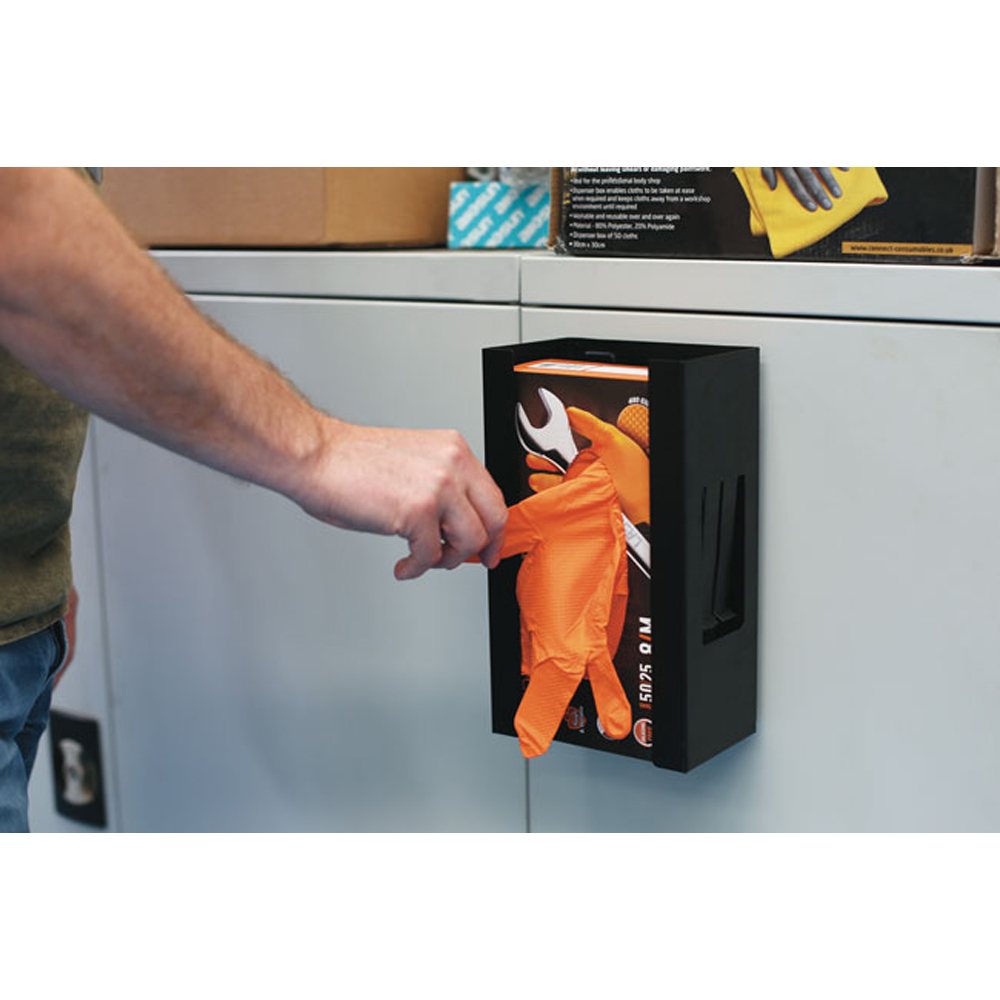 Laser 7722 Black Magnetic Glove Dispenser Image 2