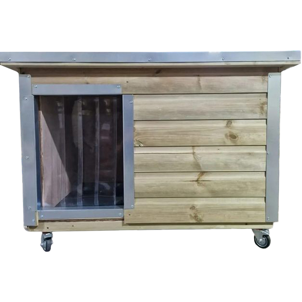 Benchmark Premium Timber Dog Cabin - 1145 x 750 x 760mm Insulated Image 1