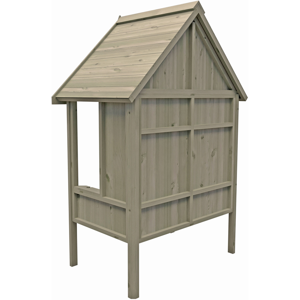 Shire Fern Nook 4.2 x 2.8ft 2 Seater Arbour with Roof Image 2
