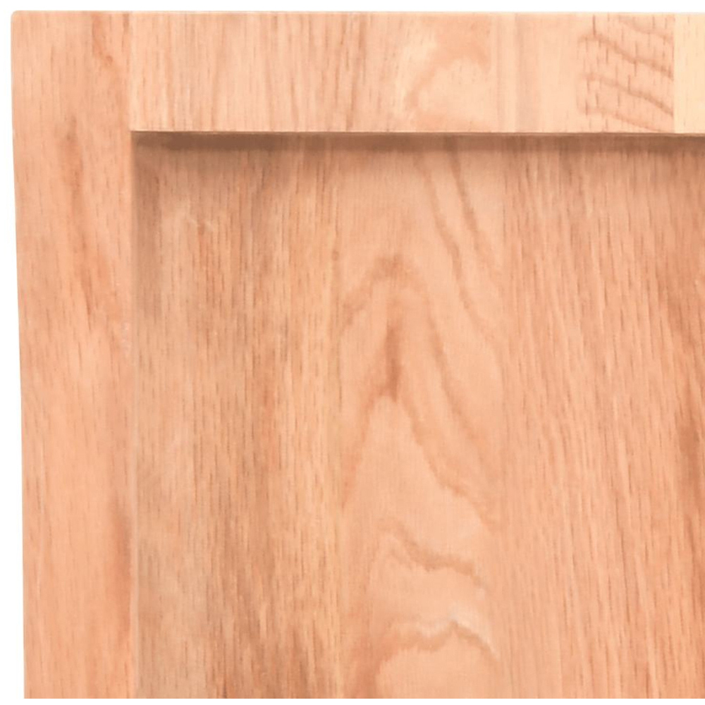 vidaXL 60 x 140cm Light Brown Oak Wood Wall Shelf Image 3