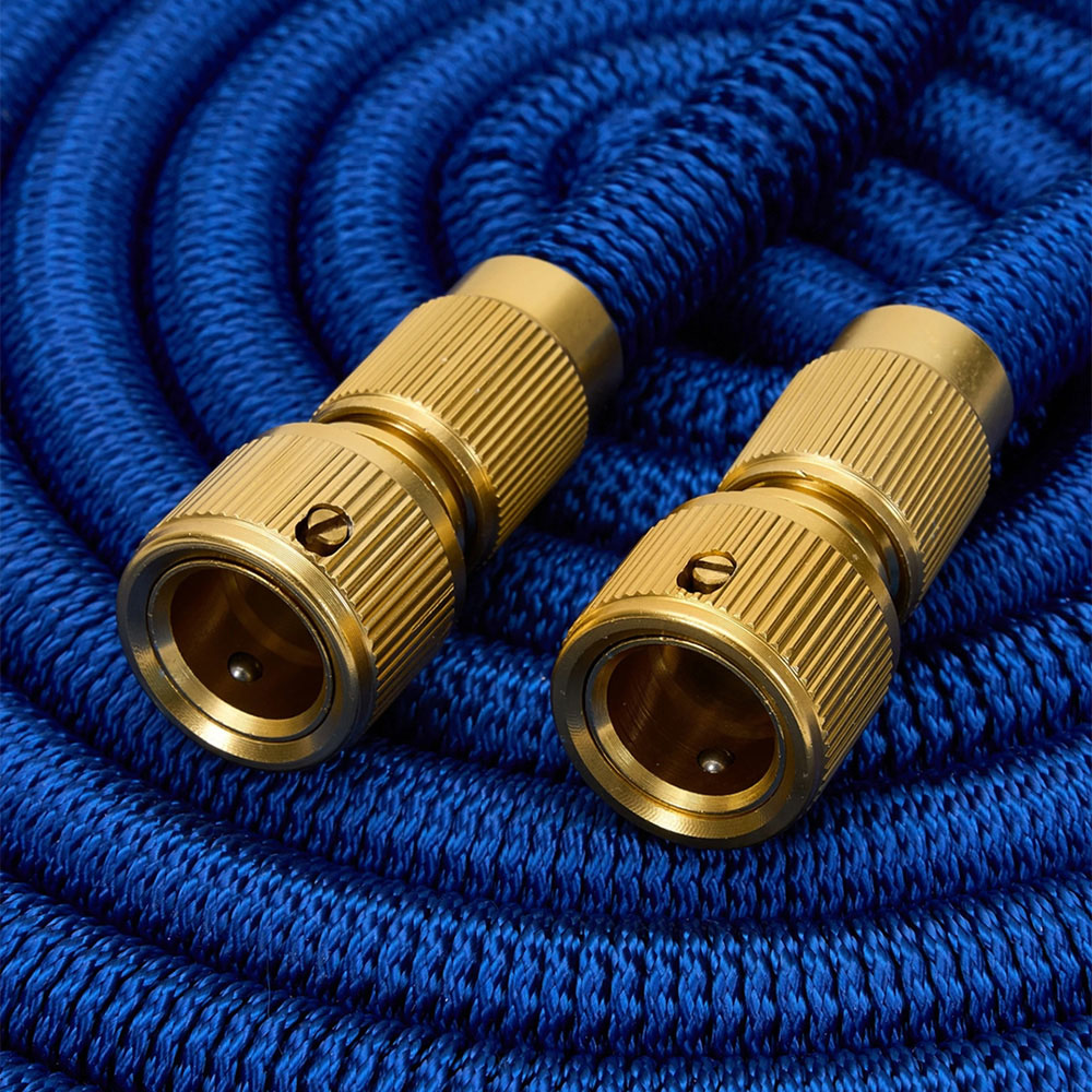 Living and Home 15m Blue Expandable Leakproof Garden Hose Image 2