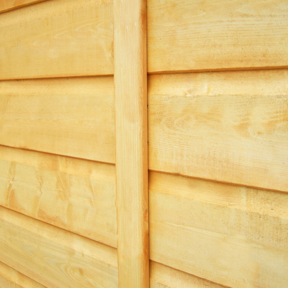 Shire 6.14 x 2.3ft Double Door Shiplap Pent Bike Shed Image 7