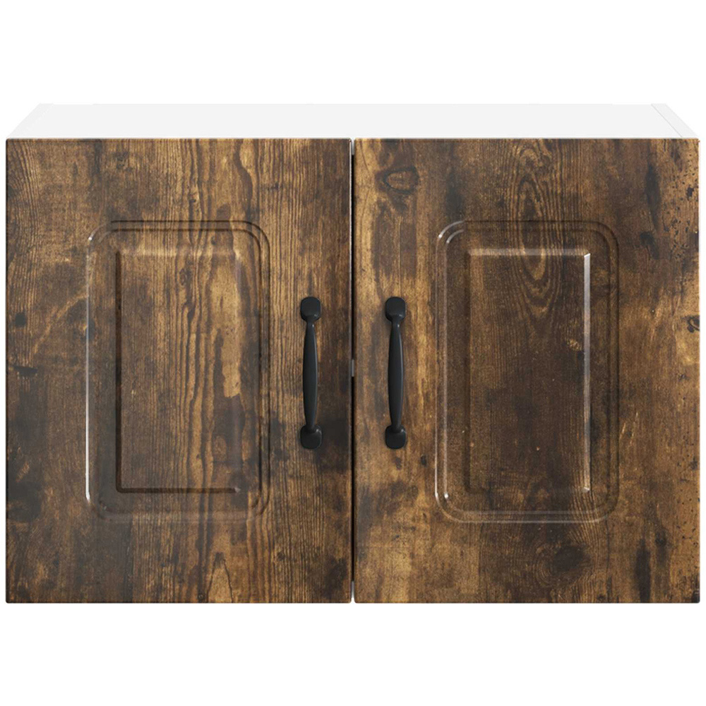 vidaXL Kalmar 2 Door Smoked Oak Wall Mounted Kitchen Cabinet Image 4