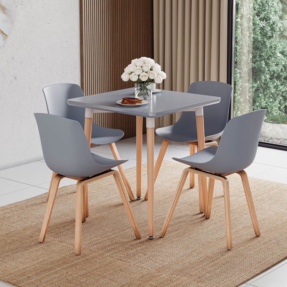 Vida Designs Batley 2 Seater Square Dining Table Grey Image 5