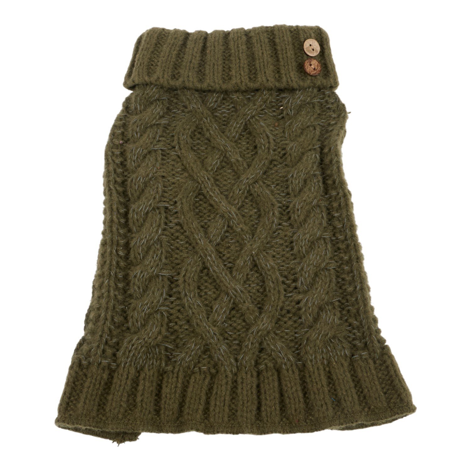 Reflective Roll Neck Dog Jumper Dark Blue XL Image 4