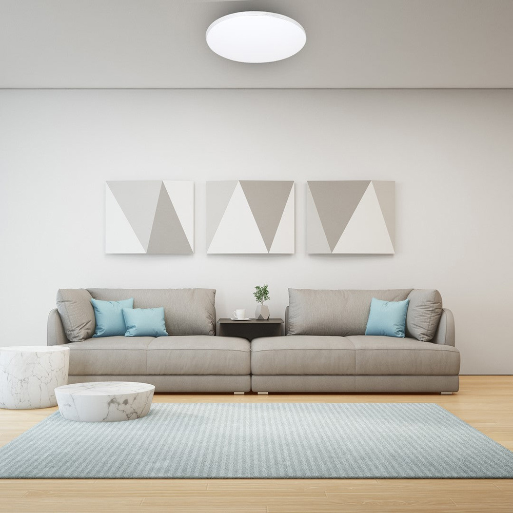 Milagro Siena White LED Ceiling Lamp with Remote 230V Image 2