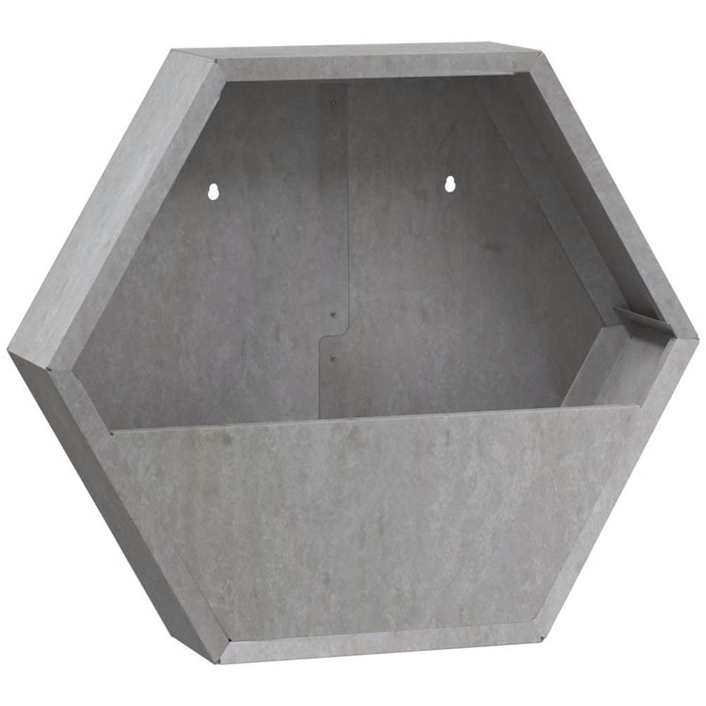 vidaXL Brown Corten Steel Wall Planter 40 x 46 x 10cm 2 Pack Image 8