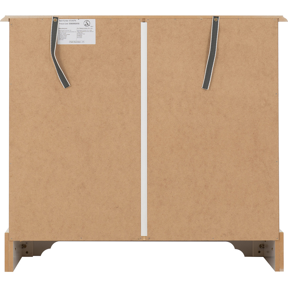Seconique Stratford 3 Drawer White Storage Chest Image 6