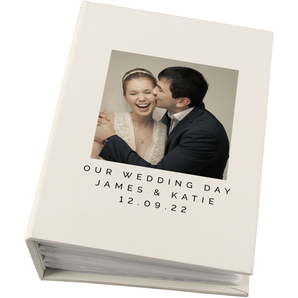 Personalised Memento Personalised Photo Upload Photo Album with Sleeves 6 x 4cm Image 1