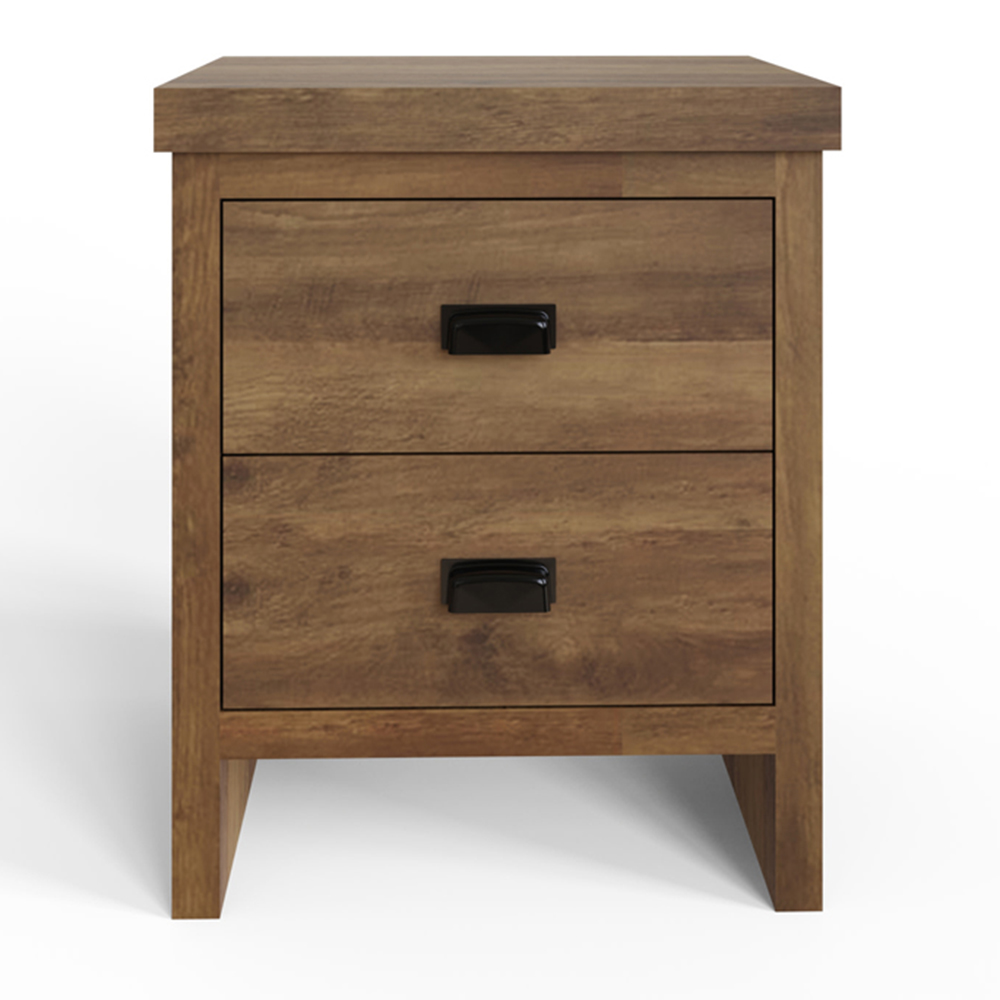 GFW Boston Knotty Oak 3 Piece Bedroom Furniture Set Image 4