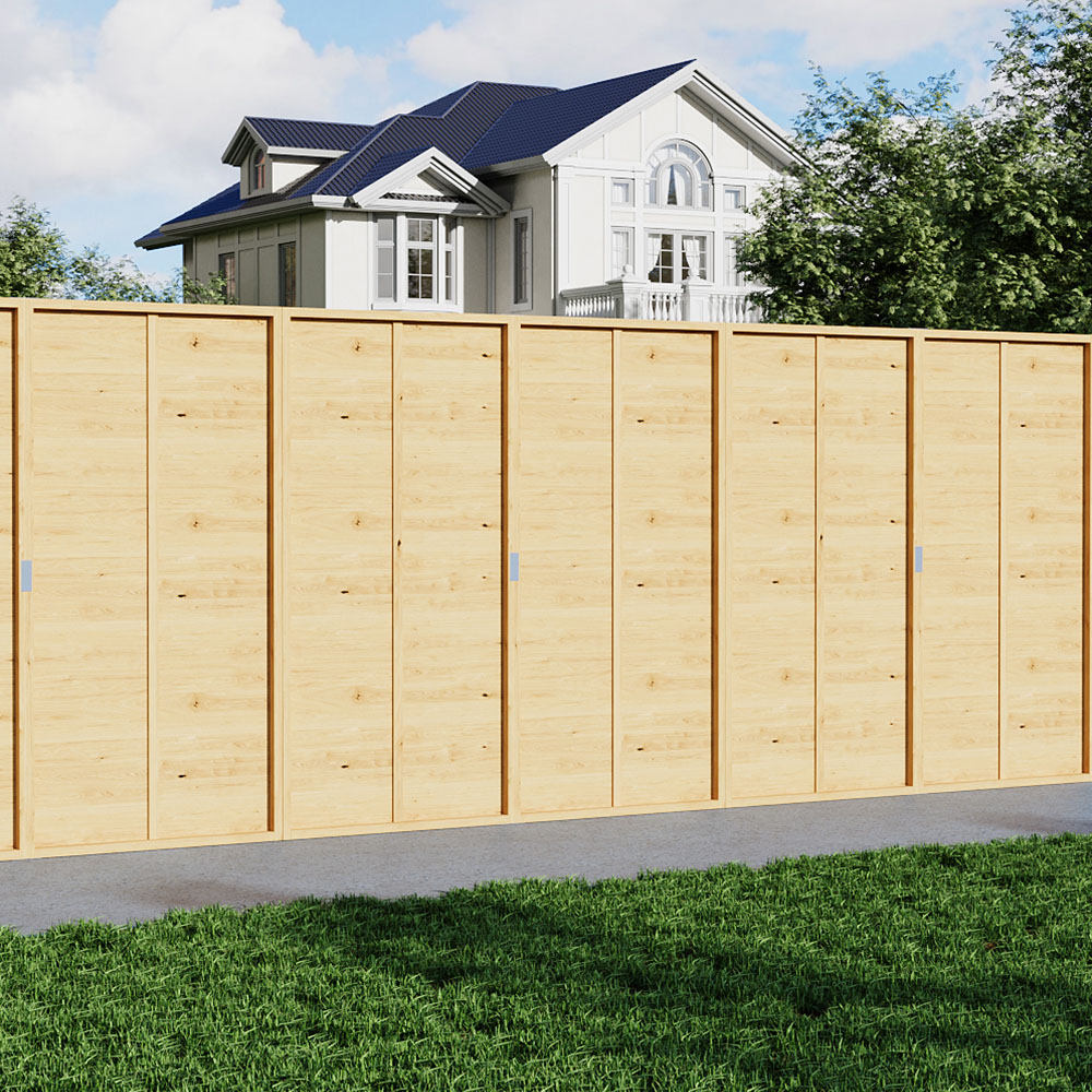 Living and Home Wooden Fence Panel 180 x 180cm Image 7