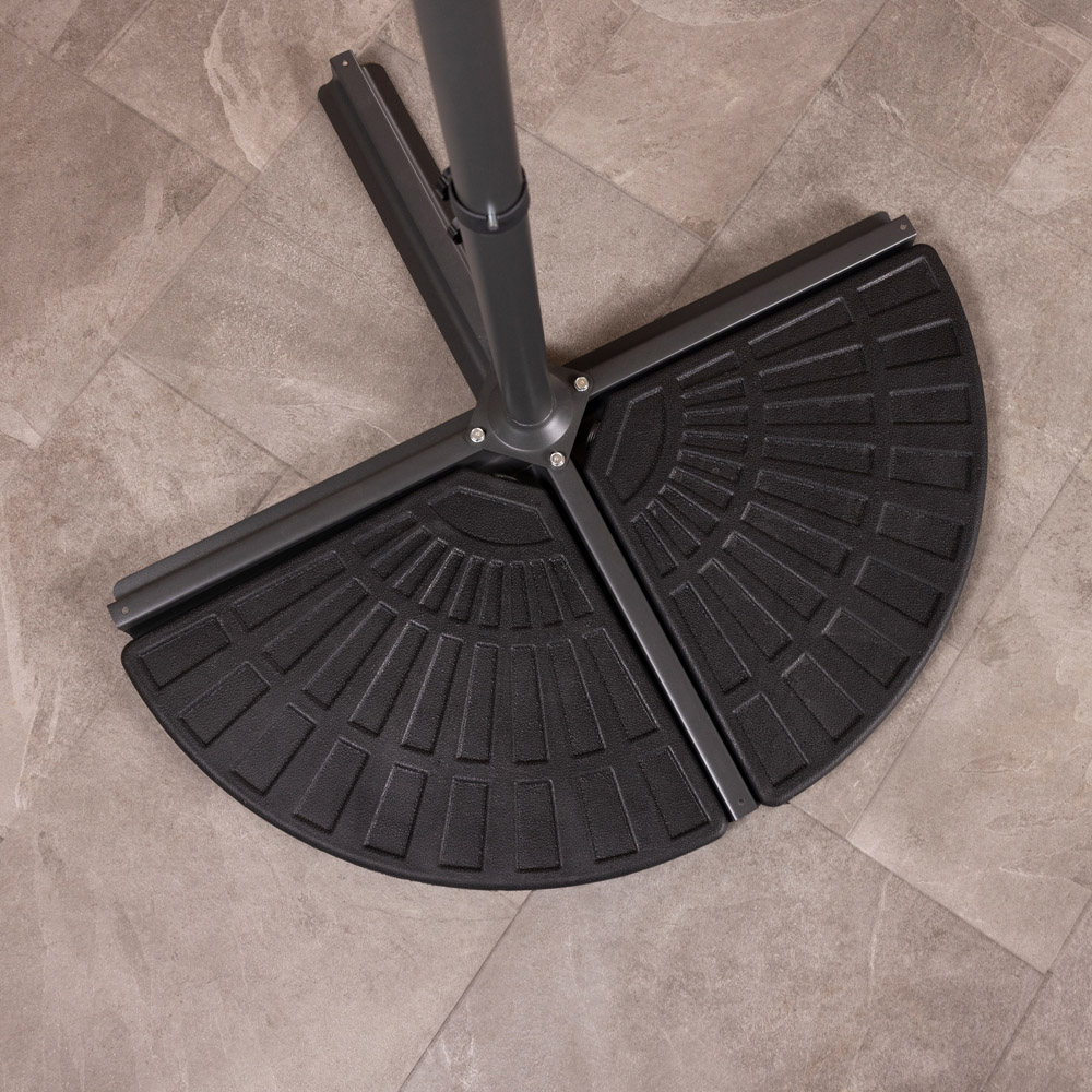 Charles Bentley 2 Piece Cantilever Parasol Base 12kg Image 6
