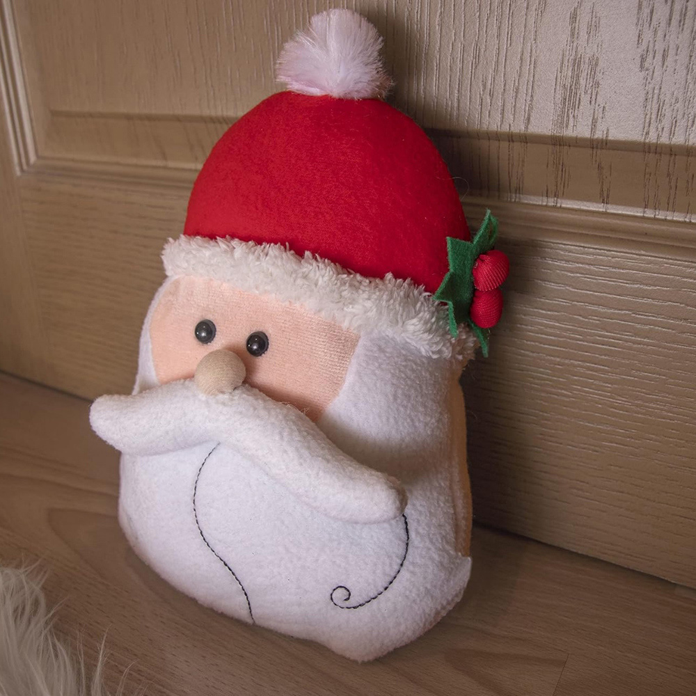 Marco Paul Fabric Santa Christmas Door Stopper Image 2