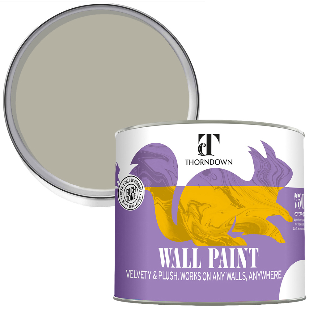 Thorndown Walls and Ceilings Ebbor Stone Matt Paint 750ml Image 1