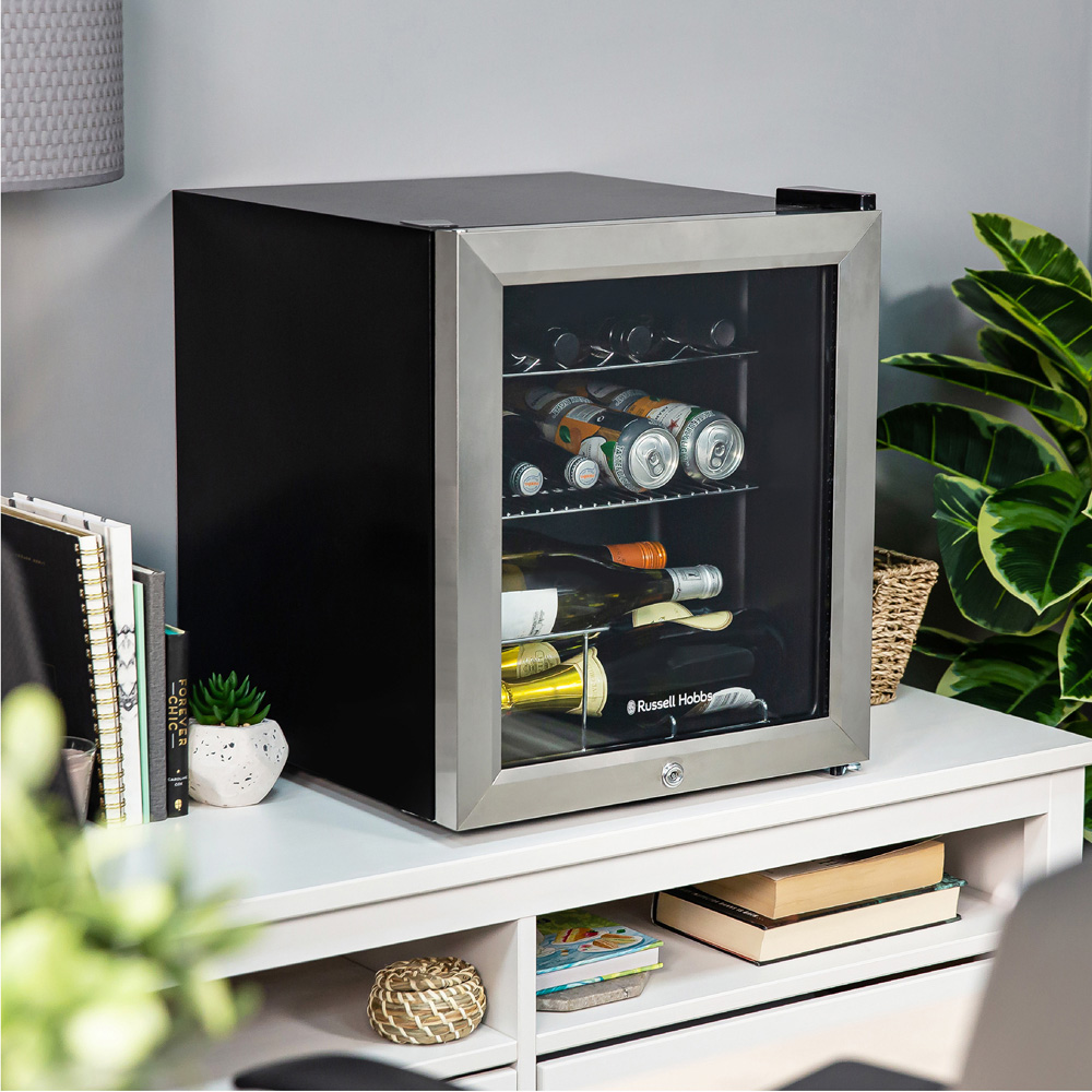Russell Hobbs RHGWC3SS-C-LCK Stainless Steel 12 Bottle Lockable Wine Cooler Image 2