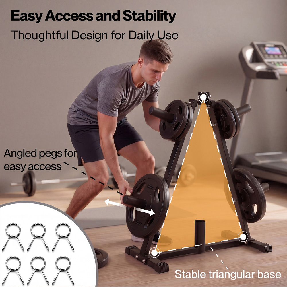 Traderight Centra Weight Plate Storage Rack Image 5