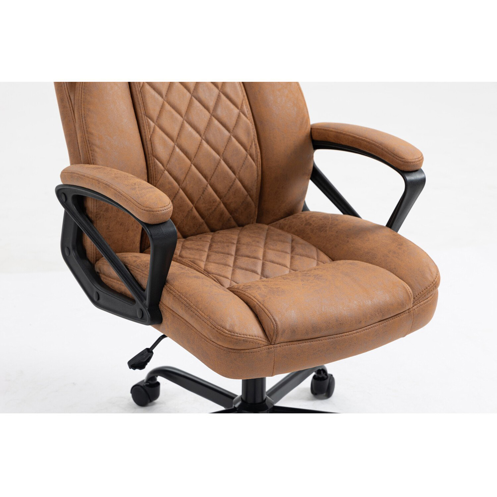 Suffolk High Back Office Chair - Brown Image 4