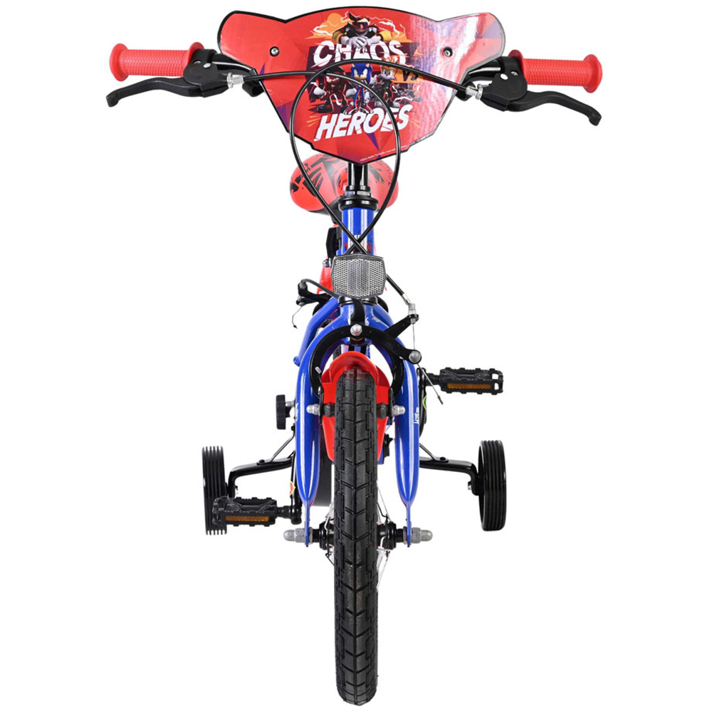 Volare SEGA Sonic Prime Kids 14 inch Multicolour Bike with Stabilisers Image 3