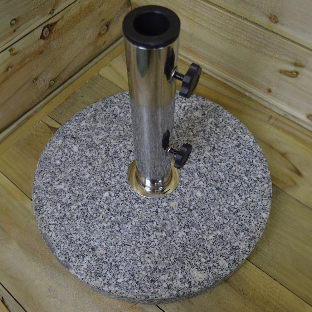 Samuel Alexander Granite Round Parasol Base 16kg Image 6
