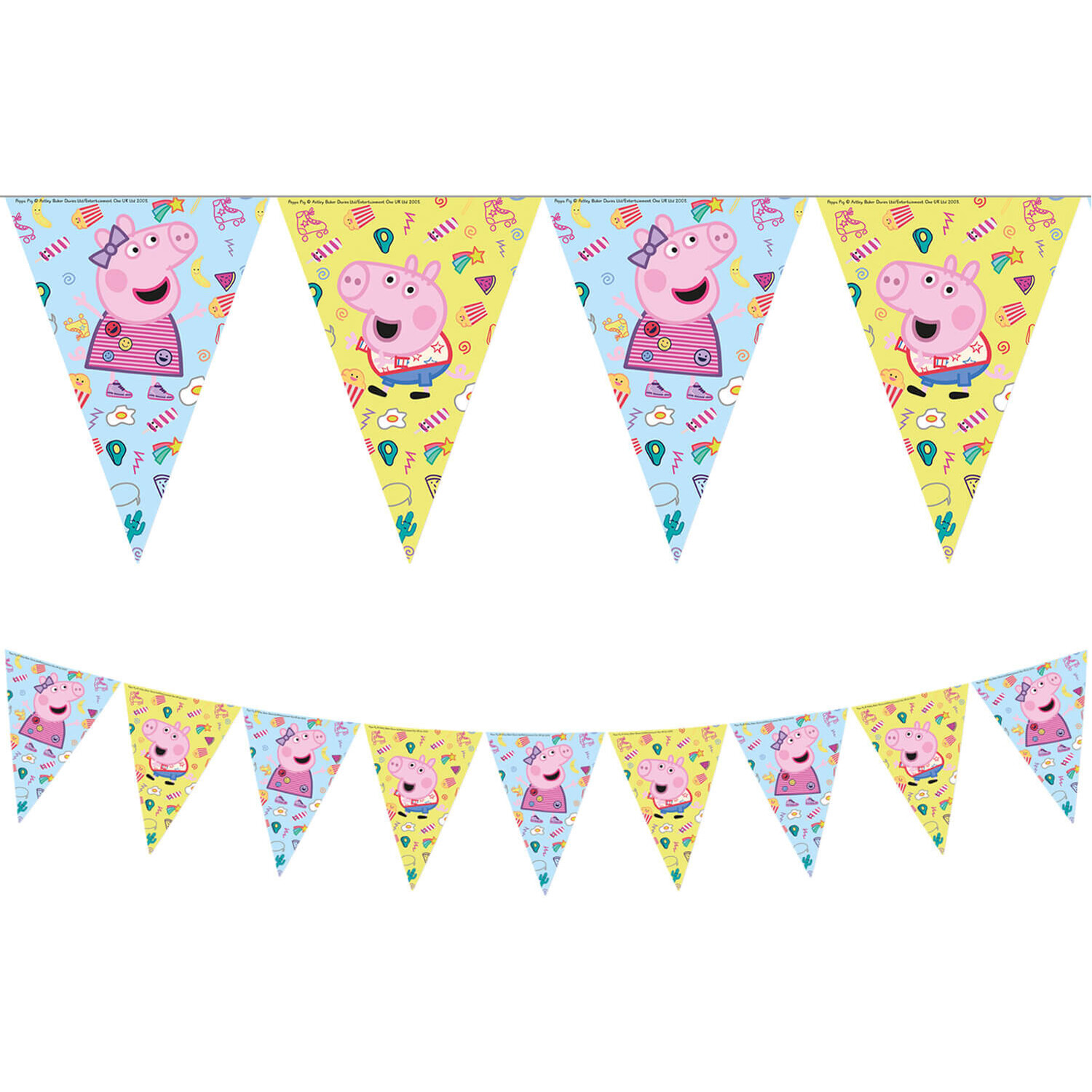 Peppa Pig Plastic Flag Banner Image