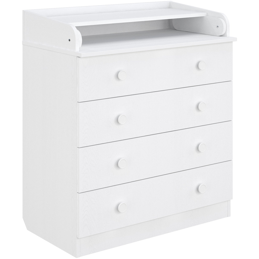 Shefa 800 4 Drawer White Kids Changing Dresser Image 2