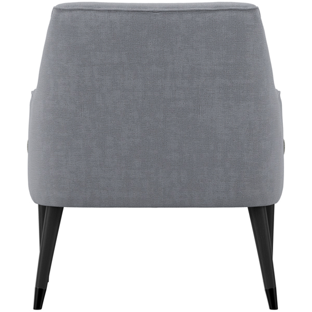Montana Soft Grey Linen Blend Accent Chair Image 5