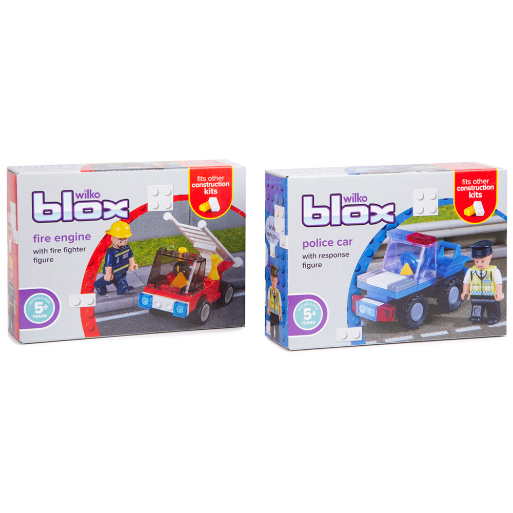 Single wilko Blox Emergency Vehicle Starter Set in Assorted styles Image 9