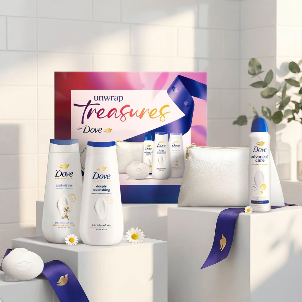 Dove Treasures Collection Gift Set 4 Piece 4 Pack Image 2